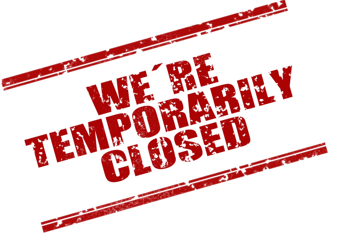 We're Temporarily Closed